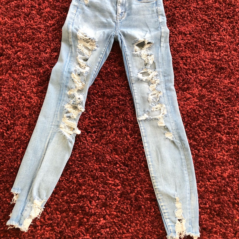 American Eagle size 2 Regular Next Level Stretch Hi Rise Jeggings.
